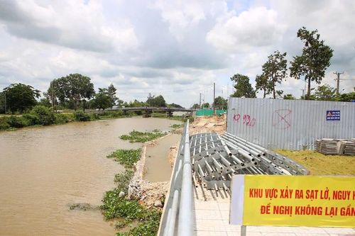 Đơn vị khắc phục sự cố sạt lở bờ kè 80 tỷ đồng tại Kiên Giang còn chậm