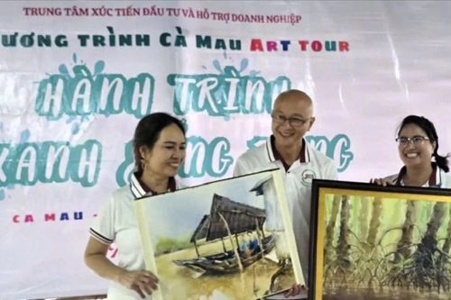 Du lịch 'bắt tay' hội họa quảng bá Cà Mau