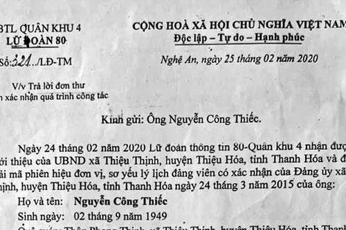 Sở Lao động - Thương binh và Xã hội tỉnh Thanh Hóa bảo vệ hành vi sửa chữa làm sai lệch hồ sơ?