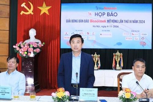 Họp báo Giải bóng bàn Báo Hànôịmới mở rộng lần thứ XI - năm 2024