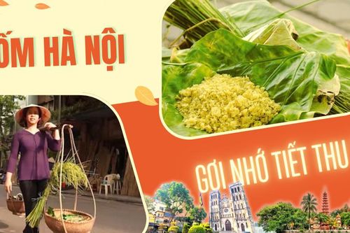 Cốm Hà Nội - Gợi nhớ tiết Thu về