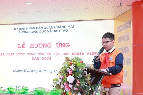 Giáo dục Hoàng Mai đổi mới tuyên truyền pháp luật