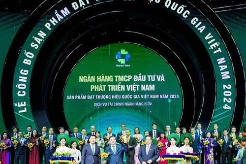 BIDV được vinh danh 'Thương hiệu quốc gia' 2024