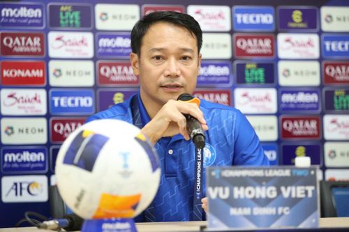 HLV Vũ Hồng Việt: Nam Định đặt mục tiêu giành chiến thắng trước Tampines Rover