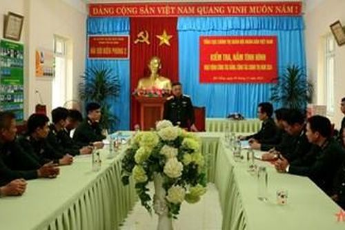 Tổng cục Chính trị kiểm tra hoạt động công tác Đảng, công tác chính trị tại Bộ Chỉ huy Bộ đội Biên phòng TP Đà Nẵng