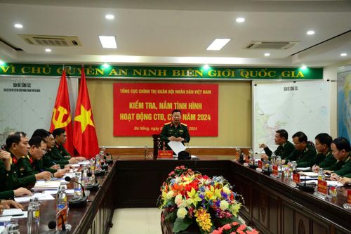 Tổng cục Chính trị QĐND Việt Nam kiểm tra BĐBP thành phố Đà Nẵng