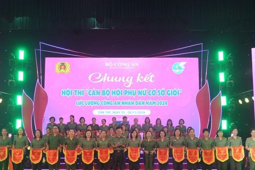 Khai mạc Hội thi 'Cán bộ hội phụ nữ cơ sở giỏi' lực lượng CAND năm 2024