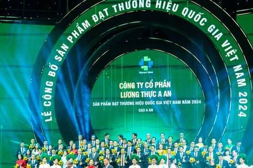 Gạo AAN lần thứ hai liên tiếp nhận giải thưởng Thương hiệu Quốc gia năm 2024