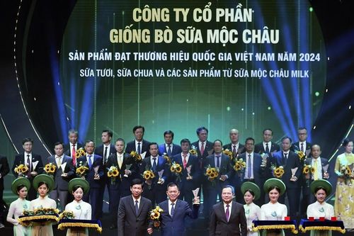 Mộc Châu Milk nhận giải Thương hiệu quốc gia Việt Nam 2024