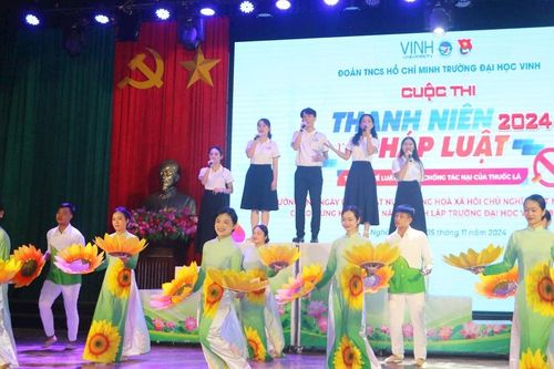 Sôi nổi Cuộc thi 'Thanh niên với pháp luật' năm 2024