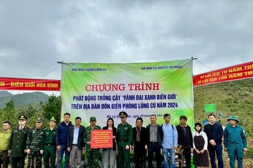 Bộ đội Biên phòng tỉnh Hà Giang: Xây dựng vành đai xanh biên giới