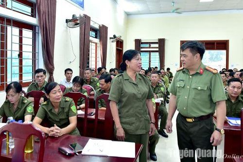 Nâng cao nghiệp vụ lực lượng bảo vệ an ninh trật tự ở cơ sở