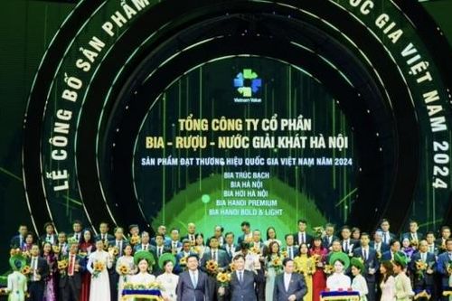 Habeco tự hào được vinh danh thương hiệu quốc gia năm 2024 lần thứ 7 liên tiếp