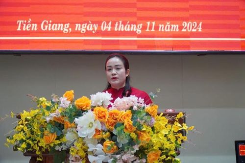 Bà Nguyễn Hải Trâm làm Phó bí thư thường trực Tỉnh ủy Tiền Giang