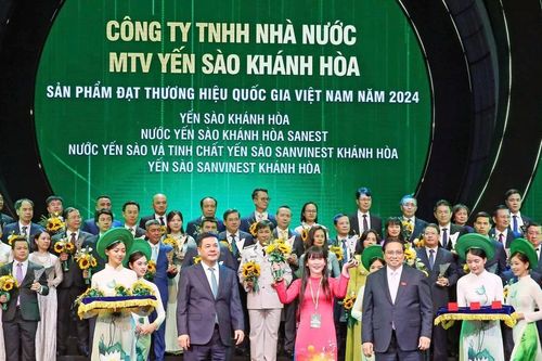 Yến sào Khánh Hòa lần thứ 4 liên tiếp đạt Thương hiệu Quốc gia