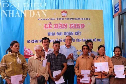 Ninh Thuận đặt mục tiêu xây 500 căn nhà cho hộ nghèo, cận nghèo