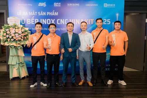 Vinakit ra mắt tủ bếp Inox CNC 2025 đột phá căn bếp Việt