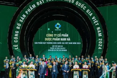 Dược Nam Hà tiếp tục trở thành Thương hiệu Quốc gia Việt Nam 2024