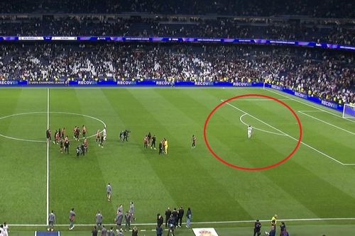 Hình ảnh gây chú ý của Real Madrid
