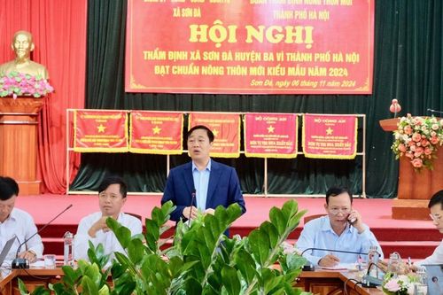 Huyện Ba Vì có 3 xã đủ điều kiện đạt chuẩn nông thôn mới kiểu mẫu