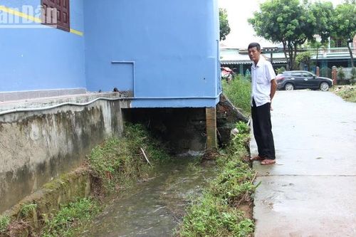 Sớm triển khai hệ thống thoát nước cho người dân Thạch Nham Đông