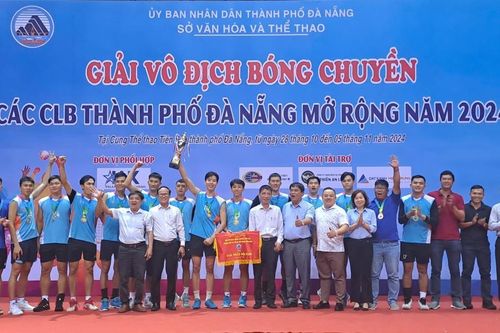 Nam Hữu Tiền - Ngũ Hành Sơn, nữ Newfile vô địch giải bóng chuyền các CLB TP Đà Nẵng mở rộng năm 2024