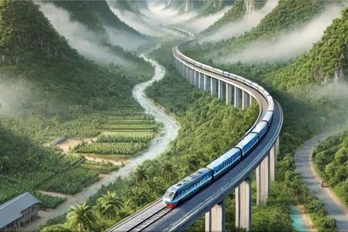 Hoàn thiện nghiên cứu tiền khả thi dự án đường sắt Vũng Áng - Tân Ấp - Mụ Giạ vào tháng 1-2025
