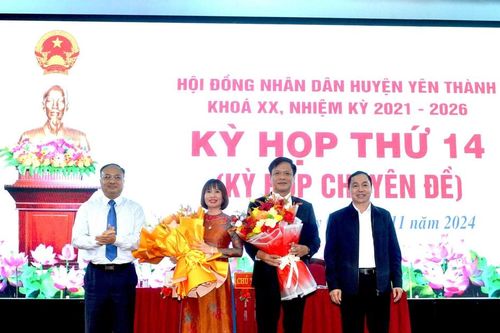 Ông Vũ Tuấn Dũng được bầu giữ chức Chủ tịch UBND huyện Yên Thành, nhiệm kỳ 2021 - 2026