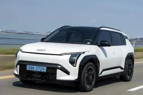 SUV điện Kia EV2 gây bất ngờ với vẻ ngoài học theo 'đàn anh' Hyundai Santa Fe