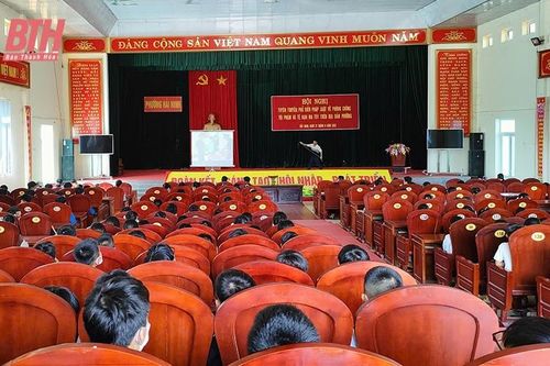 Phường Hải Ninh nâng cao kiến thức pháp luật cho người dân