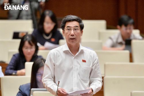 Đại biểu Quốc hội thành phố Đà Nẵng góp ý dự án Luật Đầu tư công (sửa đổi)