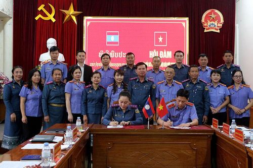 Hội đàm Viện Kiểm sát nhân dân tỉnh Điện Biên - U Đôm Xay