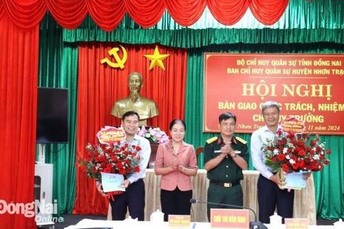 Đồng chí Từ Nam Thành giữ chức Bí thư Đảng ủy Quân sự huyện Nhơn Trạch