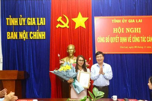 Bà Nay Kđam Tha My làm Phó Ban Nội chính Tỉnh ủy Gia Lai