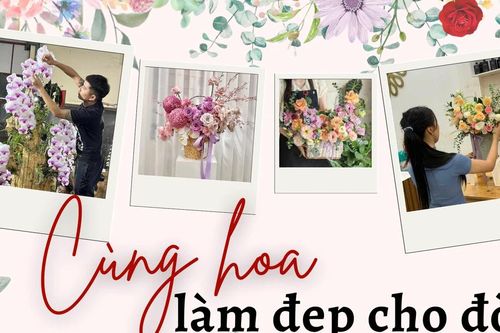 Cùng hoa làm đẹp cho đời