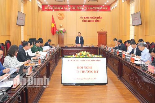 Hội nghị UBND tỉnh phiên thường kỳ tháng 11