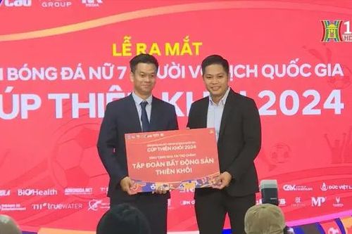 Ra mắt giải bóng đá nữ 7 người vô địch quốc gia