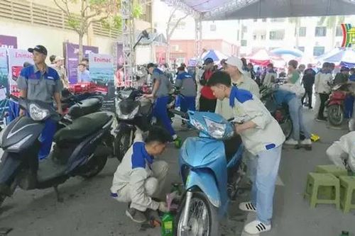 Ngày hội chăm sóc xe máy tại Hà Nội