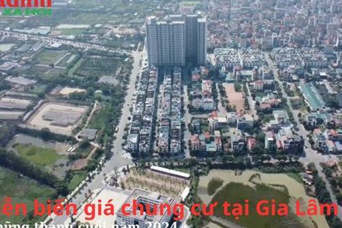Diễn biến giá chung cư tại Gia Lâm, Hà Nội những tháng cuối năm 2024