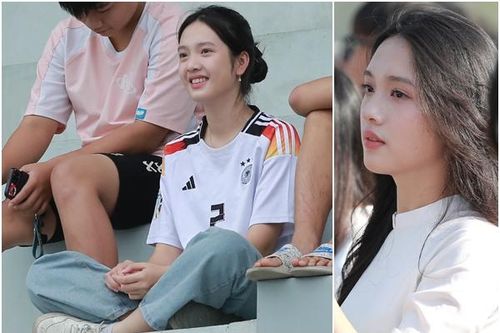 Nữ sinh có tên như Hoa hậu thu hút sự chú ý ở giải bóng đá THPT Hà Nội