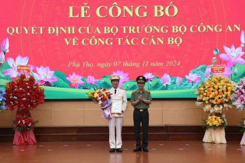 Đại tá Nguyễn Quốc Vương làm Phó Giám đốc Công an tỉnh Phú Thọ