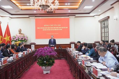 Tổng Bí thư Tô Lâm: Thực tiễn nóng bỏng đang đòi hỏi công tác xây dựng pháp luật ở tầm cao mới