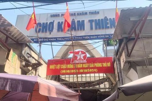 Cận cảnh chợ truyền thồng gần 40 tuổi ở quận Đống Đa sắp được xây dựng lại
