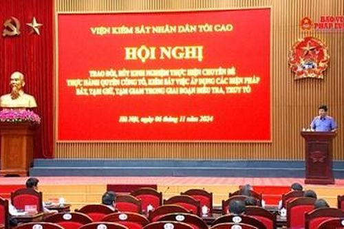 VKSND tối cao tổ chức Hội nghị trao đổi, rút kinh nghiệm trong việc thực hiện Chuyên đề