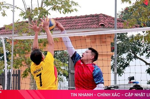 Khởi tranh Giải Bóng chuyền lễ hội đền Chợ Củi năm 2024