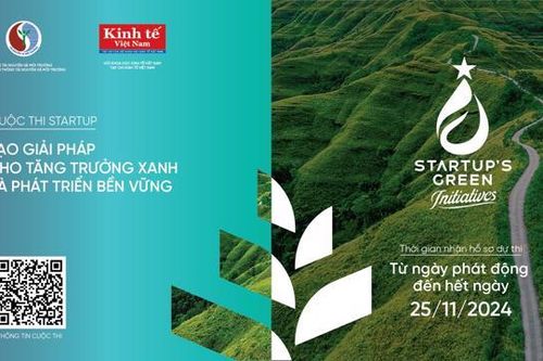 Phát động cuộc thi 'Startup - Tạo giải pháp cho tăng trưởng xanh và phát triển bền vững'