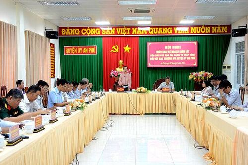 Giám sát công tác cải cách tư pháp tại huyện An Phú