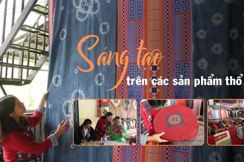 Sáng tạo trên các sản phẩm thổ cẩm