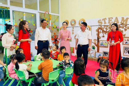 Ngân hàng BIDV bàn giao 2 công trình trường học tại huyện Định Hóa