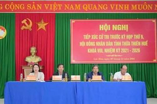 Rà soát, nghiên cứu, giải quyết kịp thời các kiến nghị của cử tri Phú Lộc